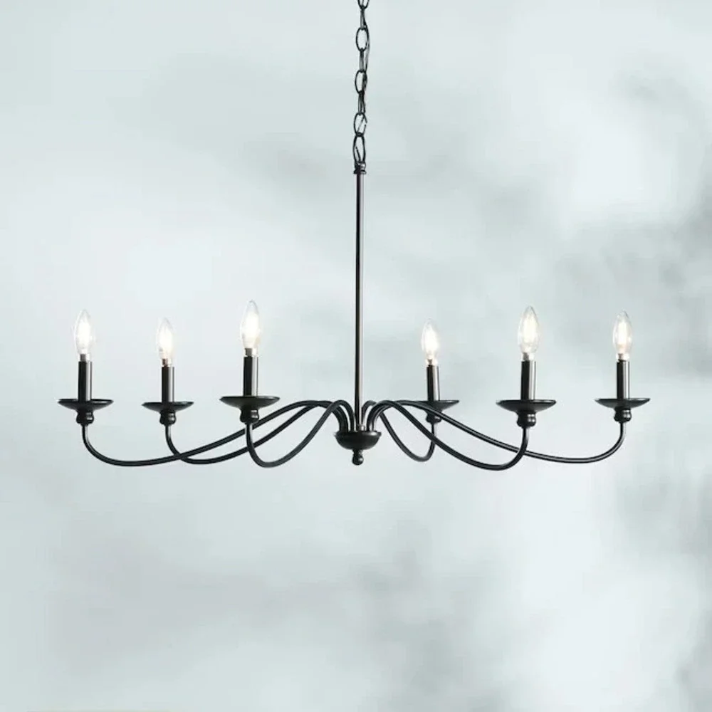 Allen Roth Providence 6-Light Round Chandelier 36.75